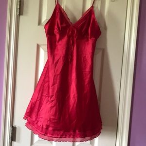 Victoria’s Secret red nightgown